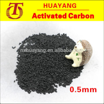 Coal based column activated carbon for harmful gas purification